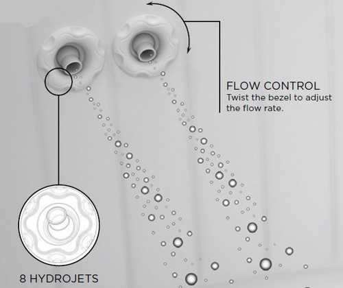 ����� ���� ����� �� 8 ������ ��� Bestway Palm Springs HydroJet 54144