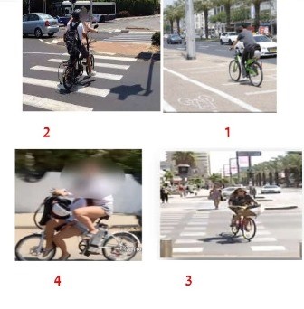 מעבר חצייה לאופניים חשמליים