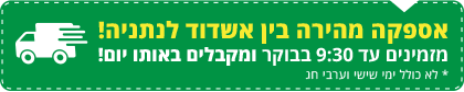 אספקה מהיום להיום במרכז